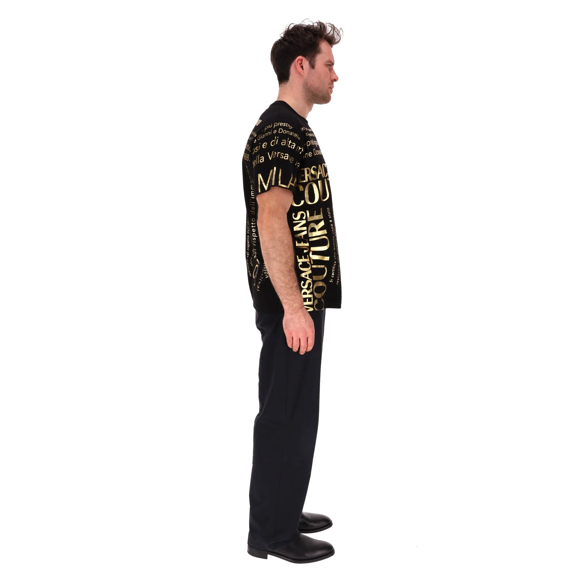 Versace Jeans Couture Logo Cotton T-Shirt. Size XXL - Image 3