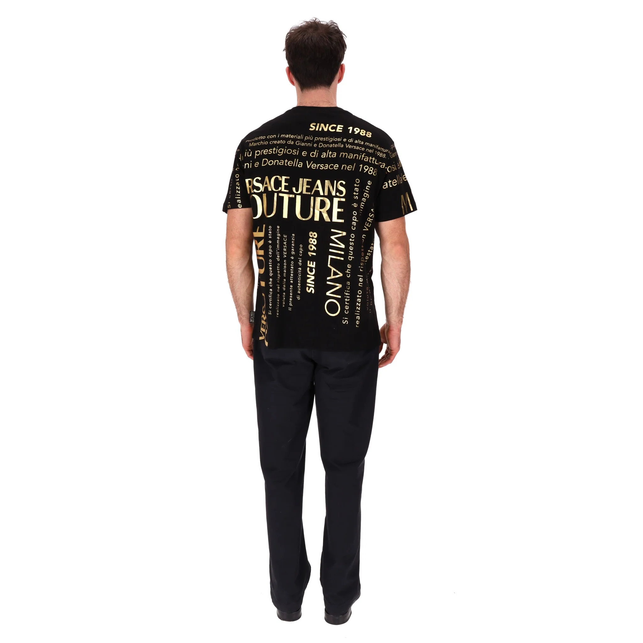 Versace Jeans Couture Logo Cotton T-Shirt. Size XXL - Image 4