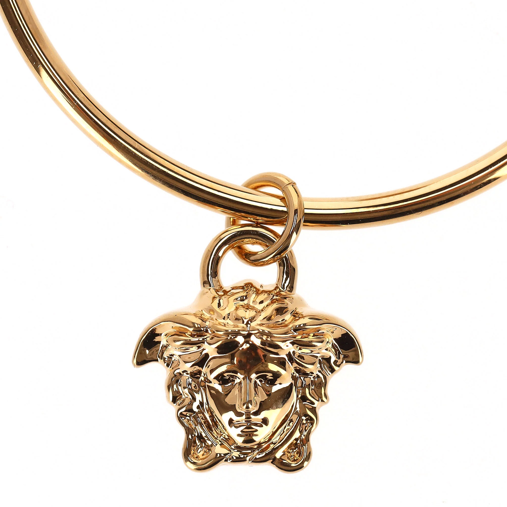 Versace Tribute Medusa Charm Hoop Earrings - Image 6
