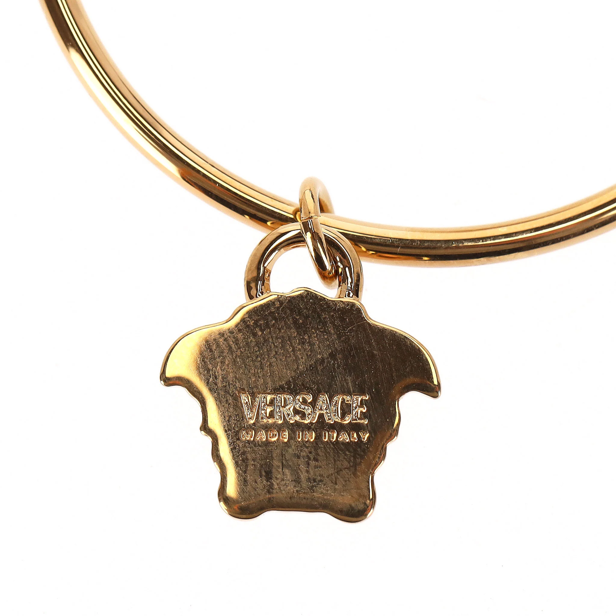 Versace Tribute Medusa Charm Hoop Earrings - Image 7
