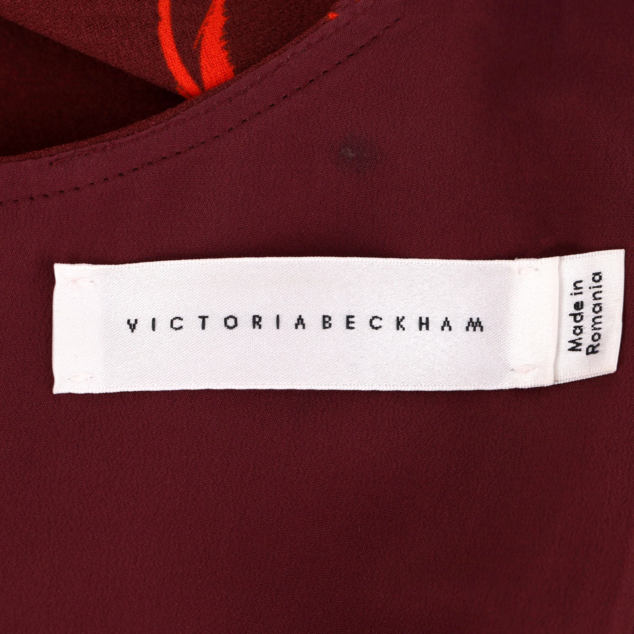 Victoria Beckham Bridle Print Midi Dress. Size 10UK - Image 8