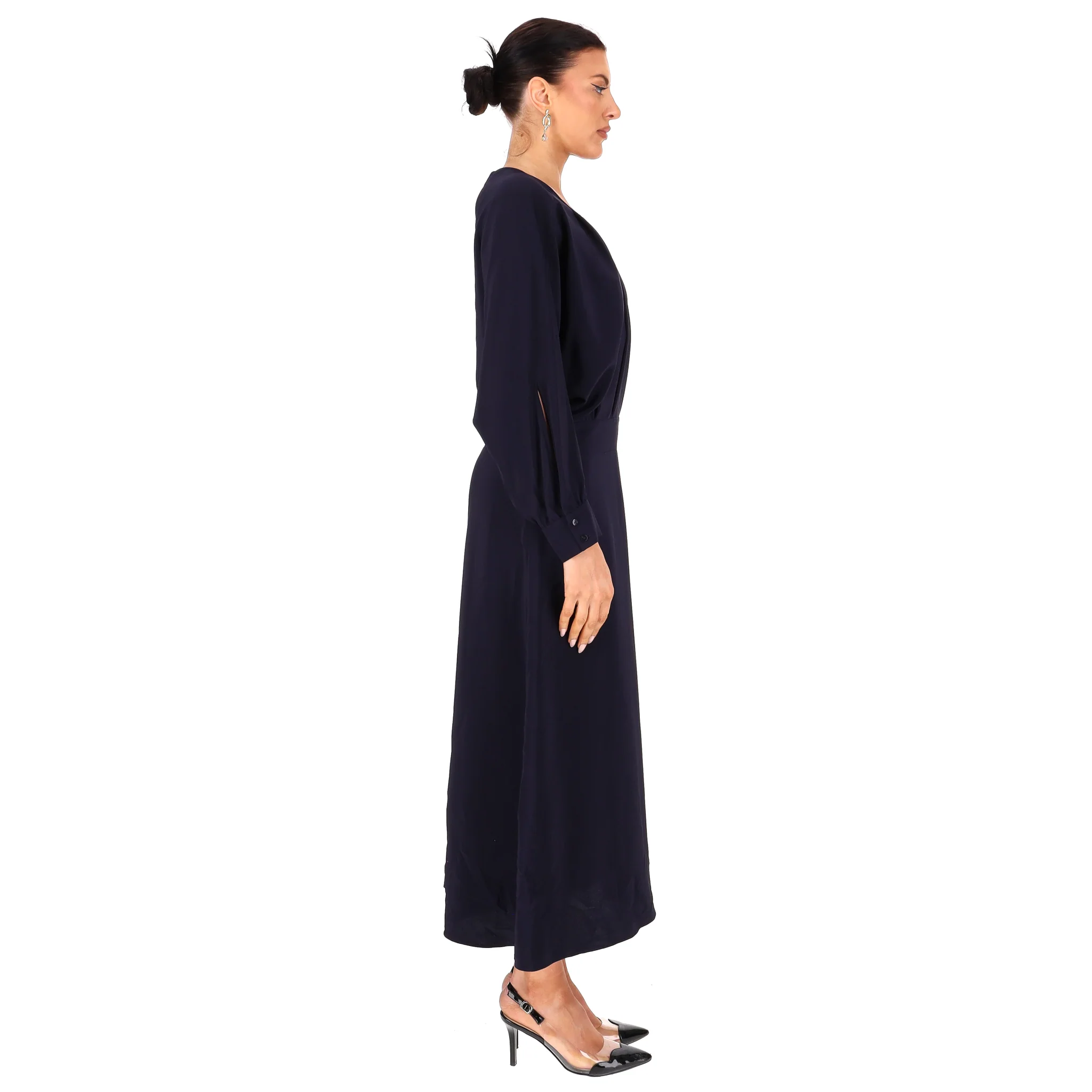 Victoria Beckham Dolman Sleeve Midi Dress. Size 10UK - Image 3