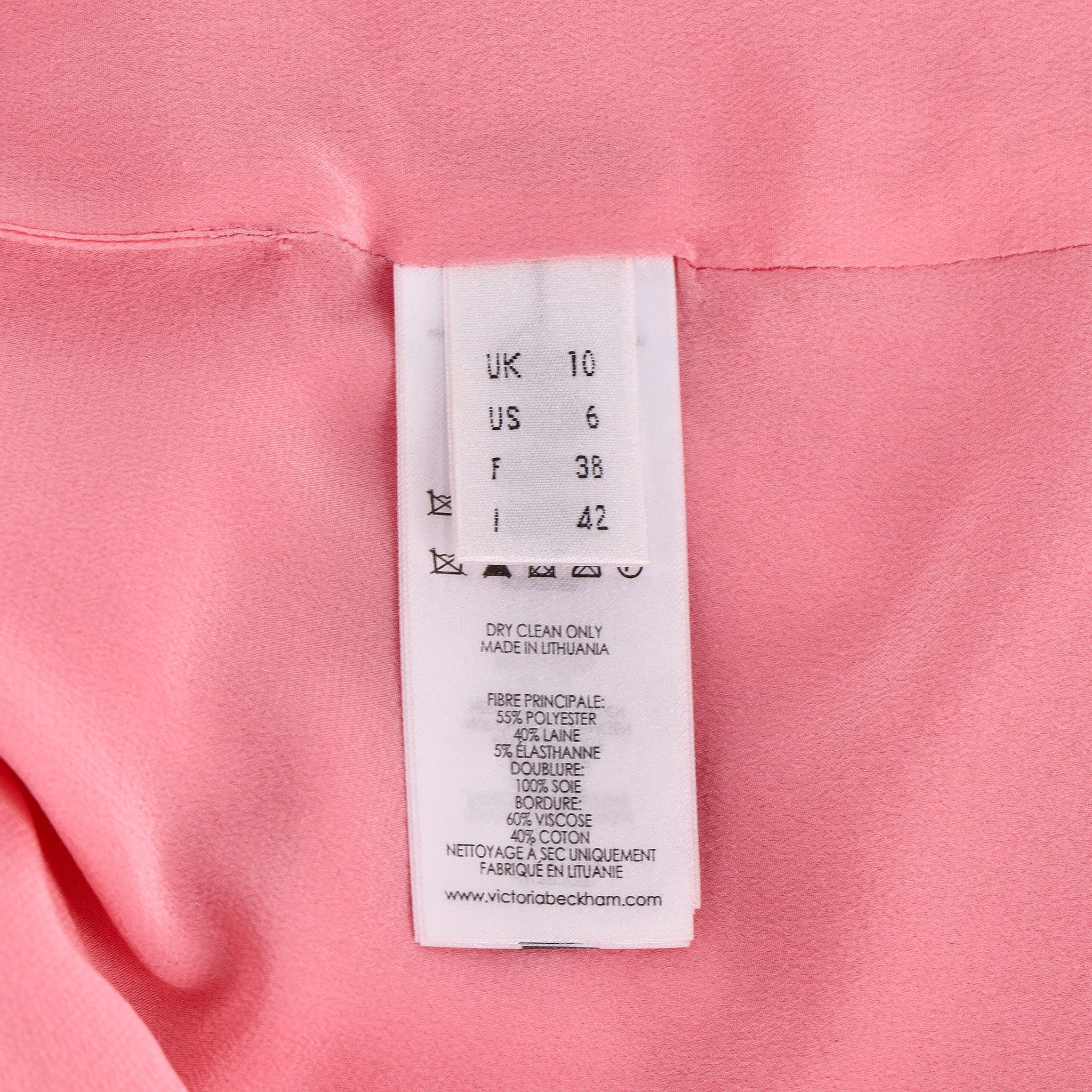 Victoria Beckham Wool Blend Top. Size 10UK - Image 8