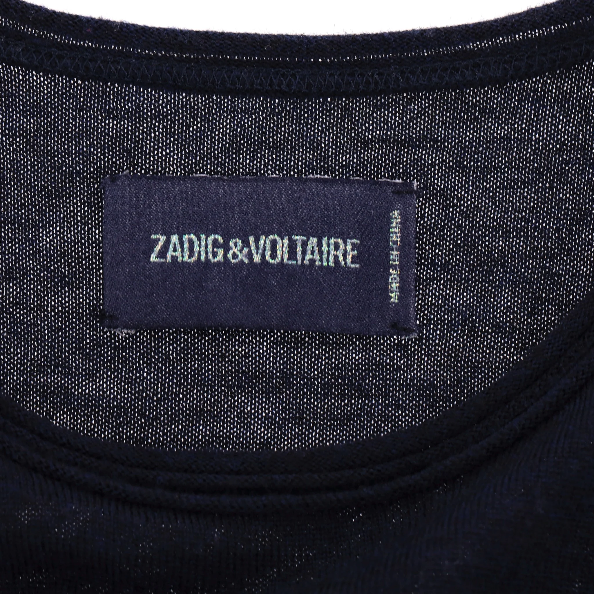 Zadig & Voltaire Skull Print Wool Top. Size M - Image 6