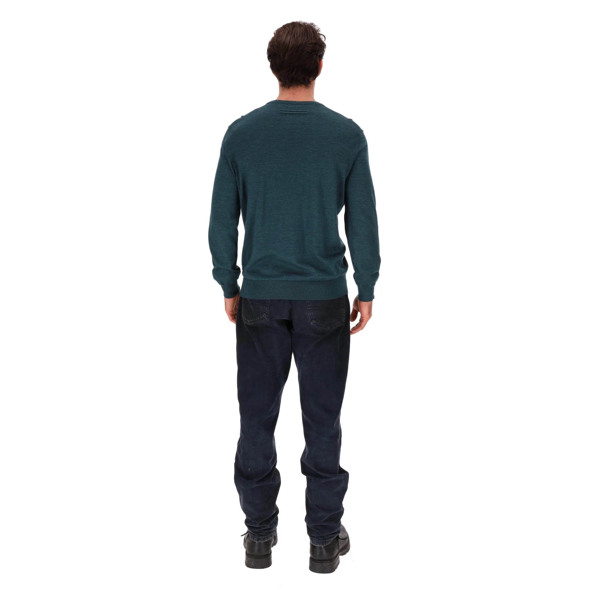 Zegna Cashmere & Silk Jumper. Size L - Image 4