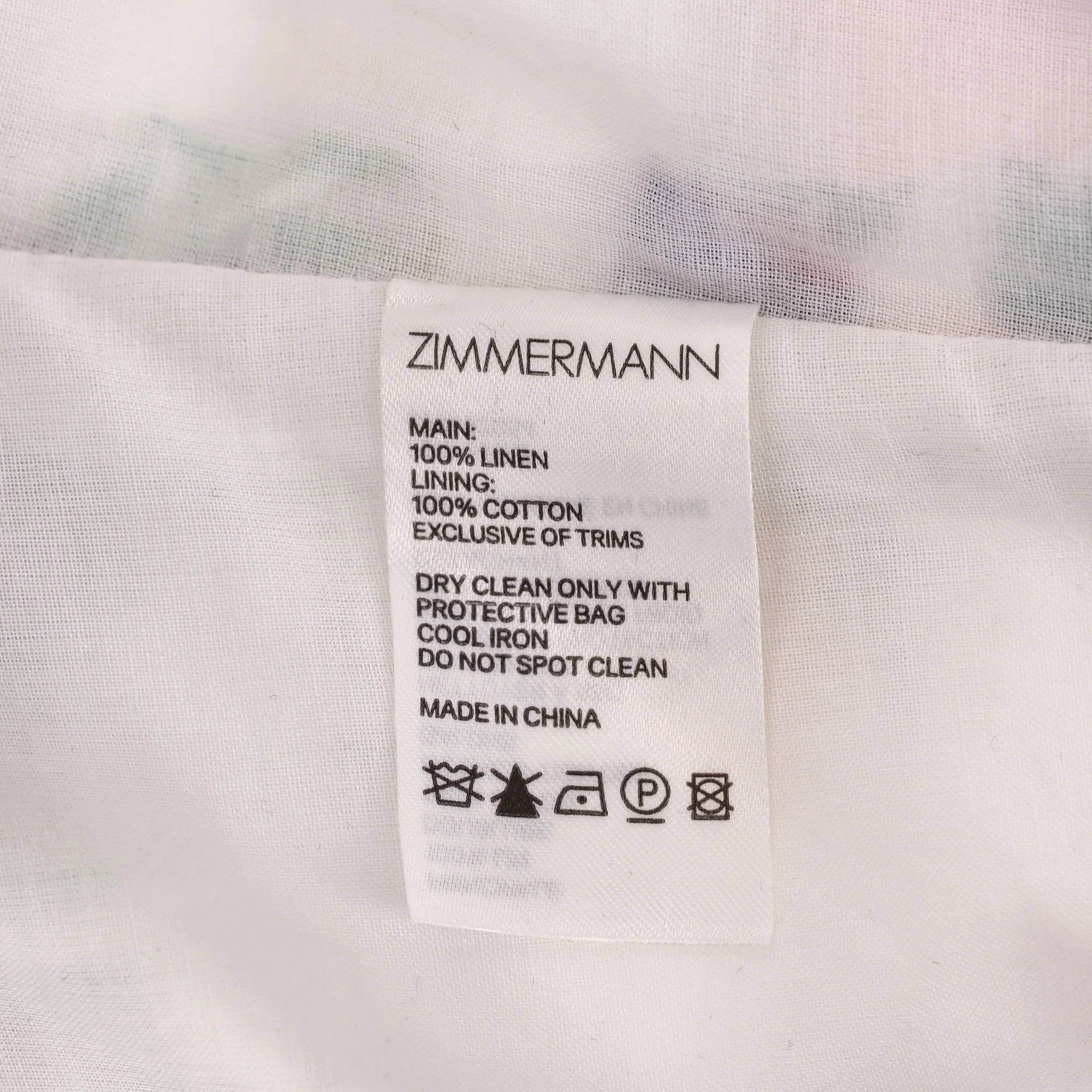 Zimmerman Floral Linen Top. Size 3 - Image 8